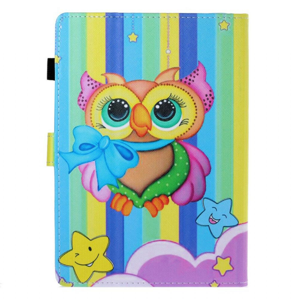 Flip Case voor Samsung Galaxy Tab A 8" (2019) Veelkleurige Uil