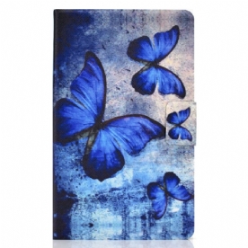 Folio-hoesje voor Samsung Galaxy Tab A 8" (2019) Blauwe Vlinders