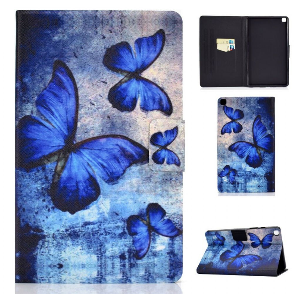 Folio-hoesje voor Samsung Galaxy Tab A 8" (2019) Blauwe Vlinders