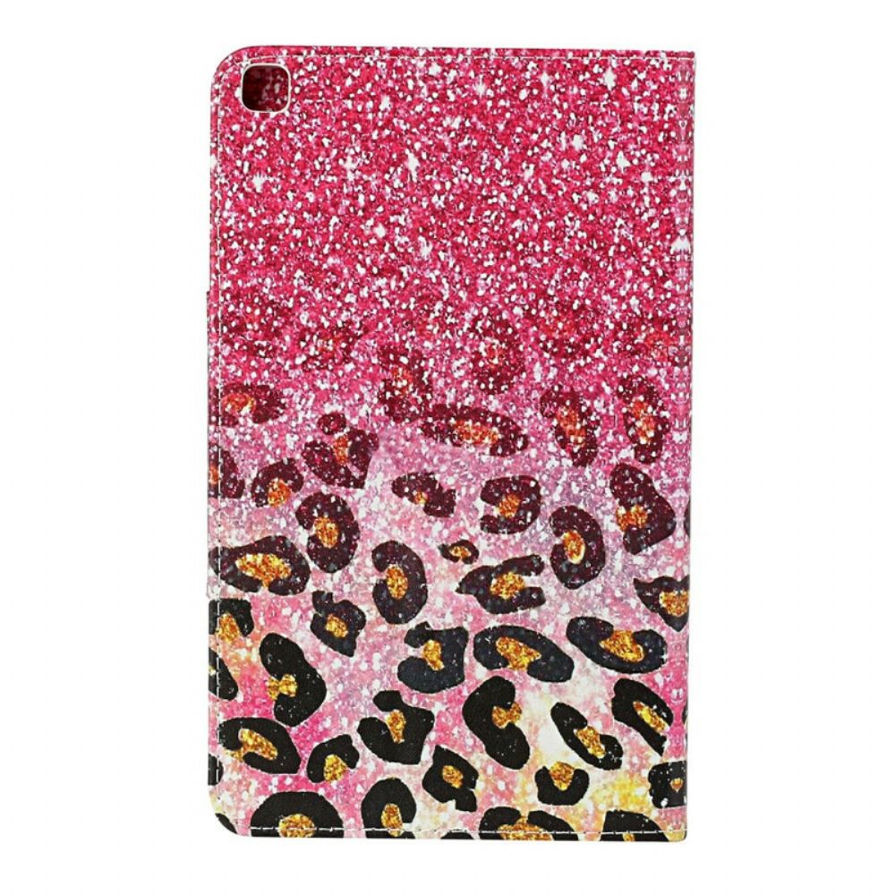 Folio-hoesje voor Samsung Galaxy Tab A 8" (2019) Glanzend Cheetah-patroon