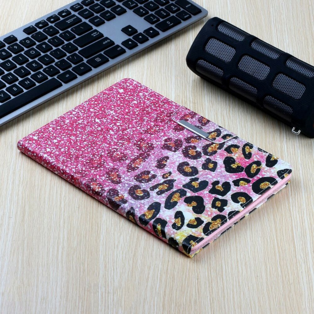 Folio-hoesje voor Samsung Galaxy Tab A 8" (2019) Glanzend Cheetah-patroon