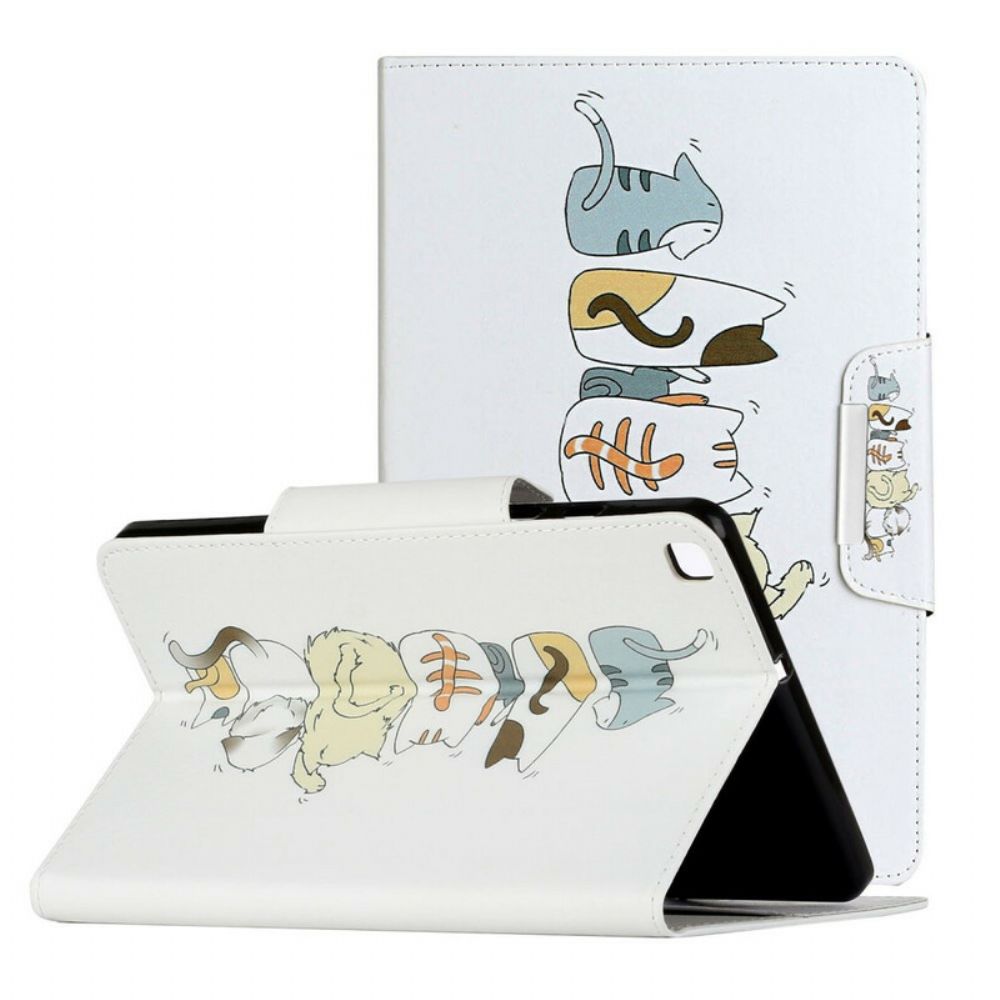 Folio-hoesje voor Samsung Galaxy Tab A 8" (2019) Kattenvrienden