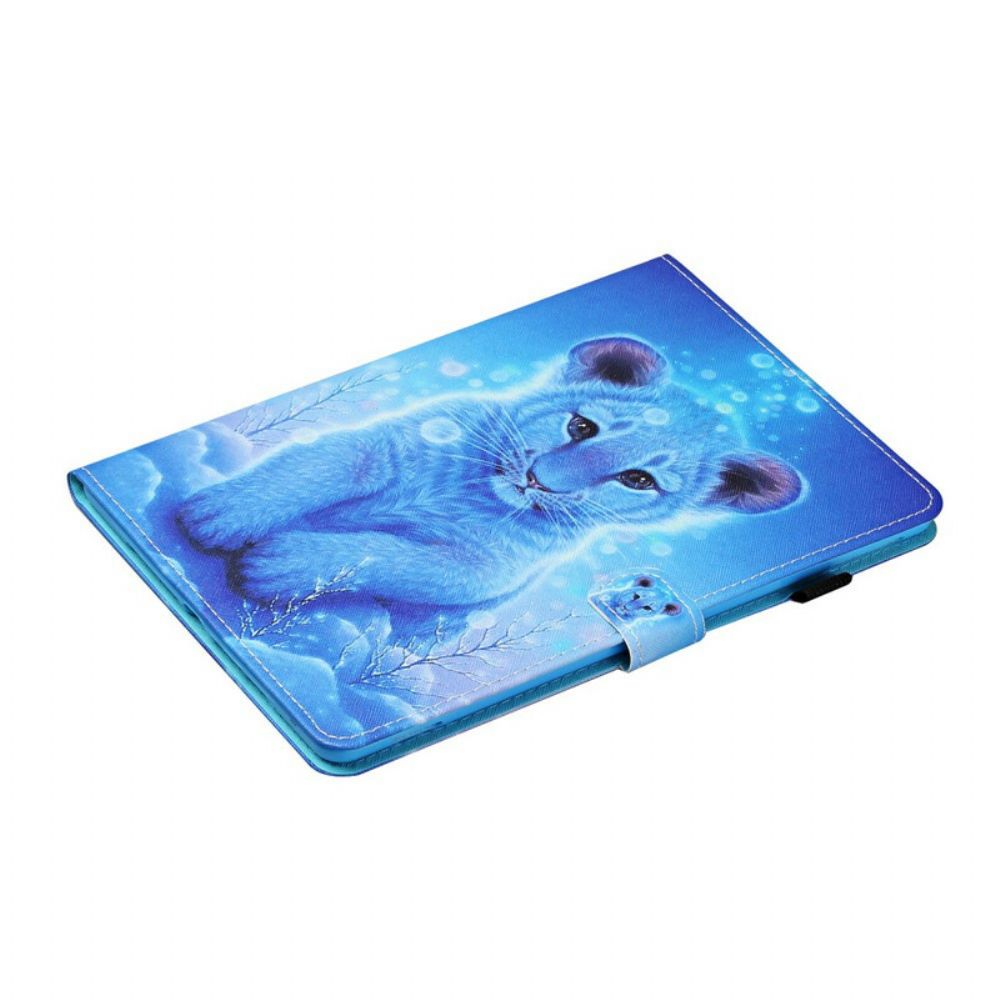 Folio-hoesje voor Samsung Galaxy Tab A 8" (2019) Sneeuwtijger