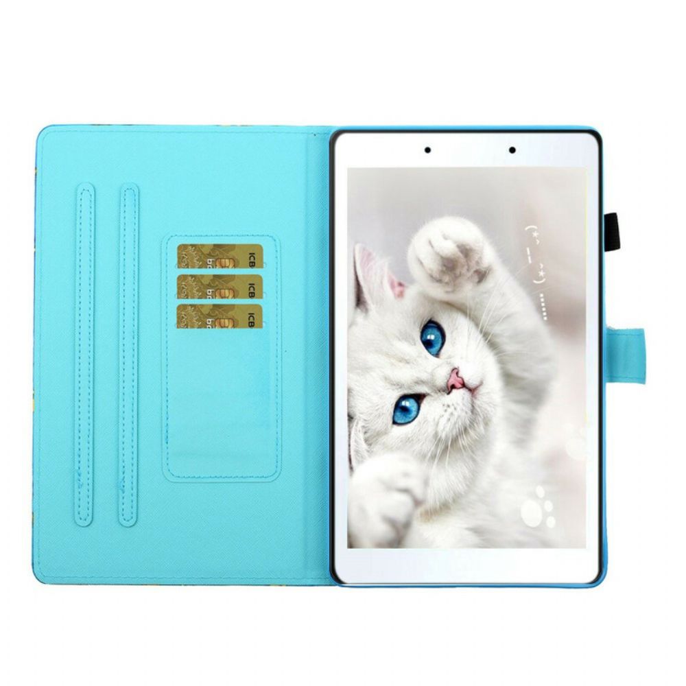 Folio-hoesje voor Samsung Galaxy Tab A 8" (2019) Sneeuwtijger