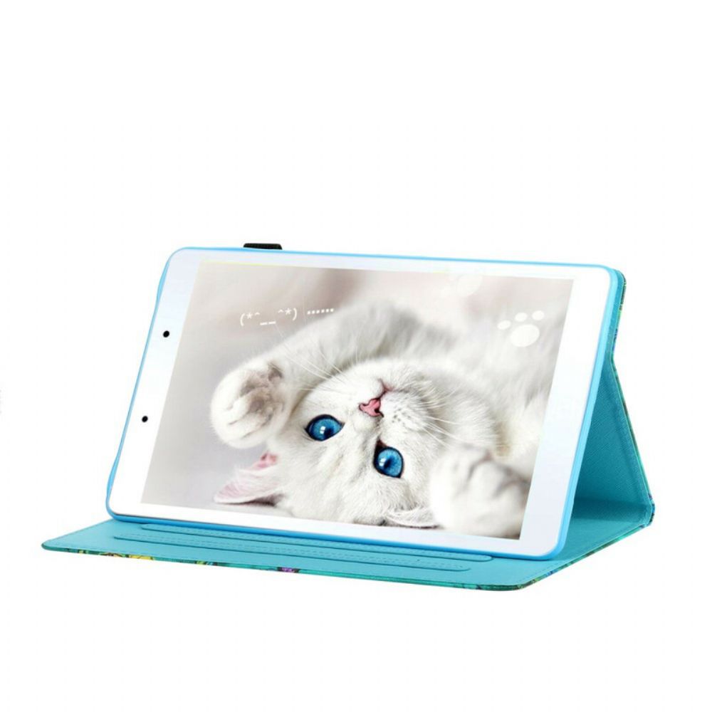 Folio-hoesje voor Samsung Galaxy Tab A 8" (2019) Sneeuwtijger