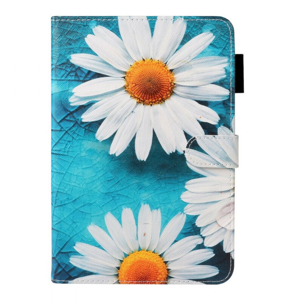 Folio-hoesje voor Samsung Galaxy Tab A 8" (2019) Witte Bloem