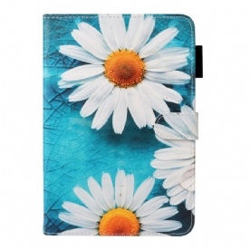 Folio-hoesje voor Samsung Galaxy Tab A 8" (2019) Witte Bloem