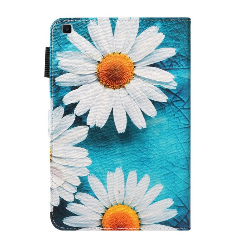 Folio-hoesje voor Samsung Galaxy Tab A 8" (2019) Witte Bloem