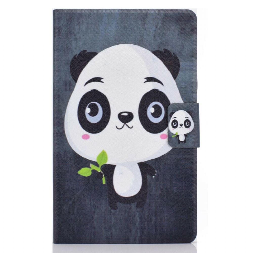 Leren Hoesje voor Samsung Galaxy Tab A 8" (2019) Babypanda