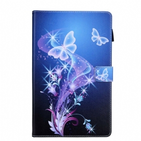 Leren Hoesje voor Samsung Galaxy Tab A 8" (2019) Magische Vlinders