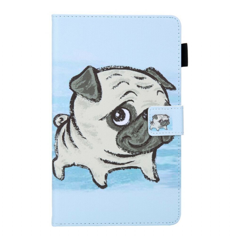 Leren Hoesje voor Samsung Galaxy Tab A 8" (2019) Verlegen Hond