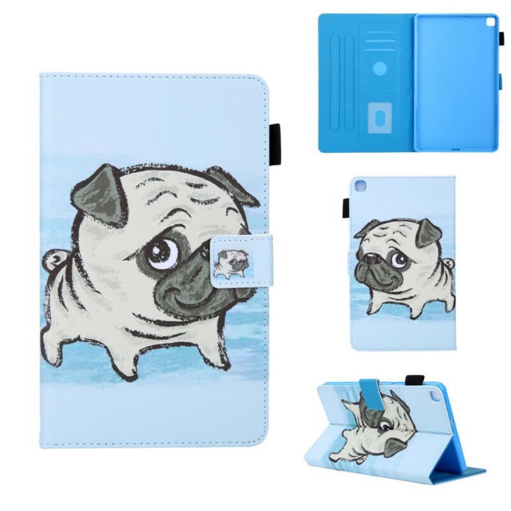 Leren Hoesje voor Samsung Galaxy Tab A 8" (2019) Verlegen Hond