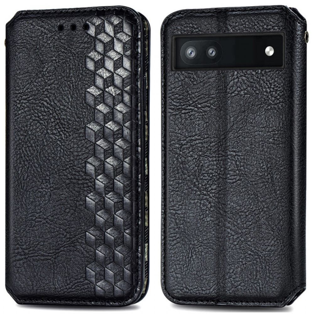 Bescherming Hoesje voor Google Pixel 6A Folio-hoesje 3d-patroon