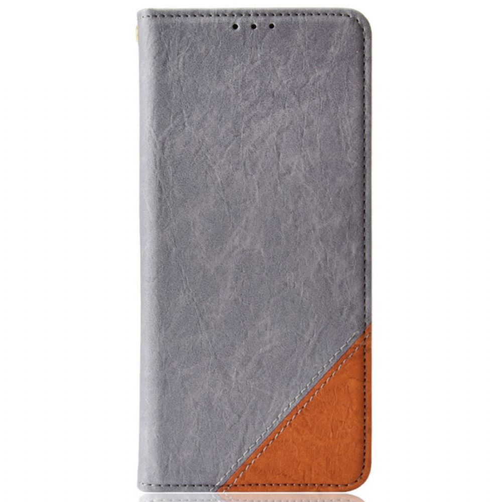 Bescherming Hoesje voor Google Pixel 6A Folio-hoesje Kleur Tweekleurig