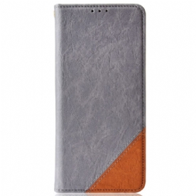 Bescherming Hoesje voor Google Pixel 6A Folio-hoesje Kleur Tweekleurig