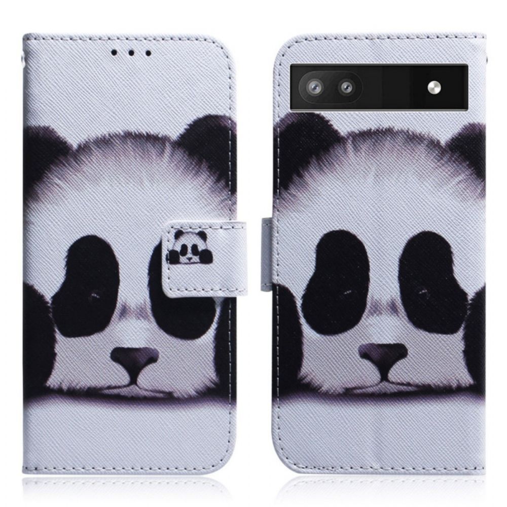 Leren Hoesje voor Google Pixel 6A Panda