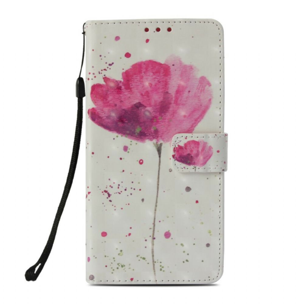 Hoesje Folio-hoesje voor Honor 10 Aquarel Halster