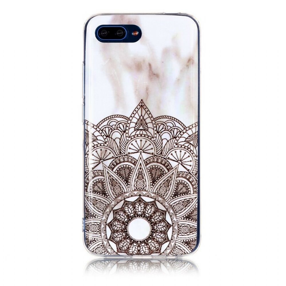 Hoesje voor Honor 10 Marmeren Mandala