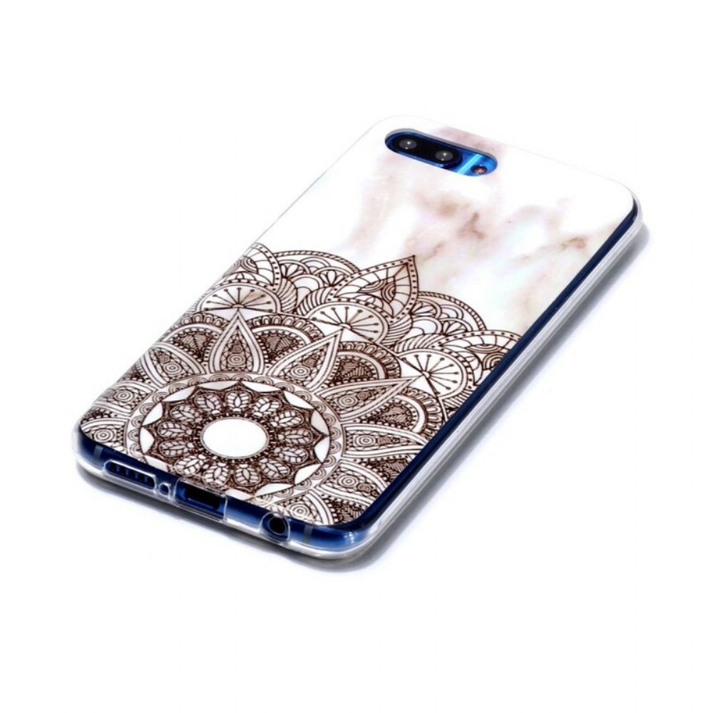 Hoesje voor Honor 10 Marmeren Mandala