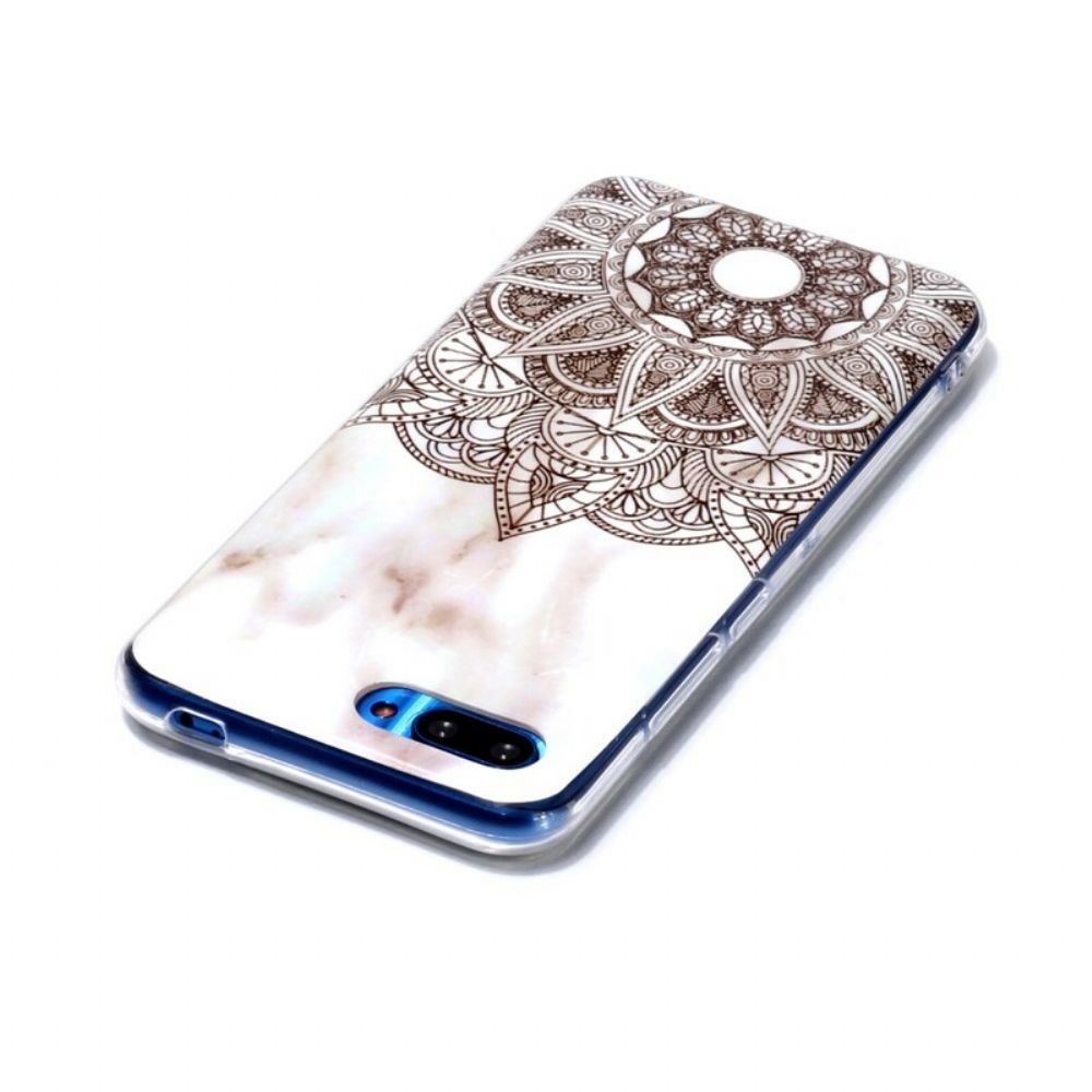 Hoesje voor Honor 10 Marmeren Mandala