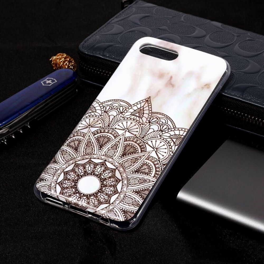 Hoesje voor Honor 10 Marmeren Mandala