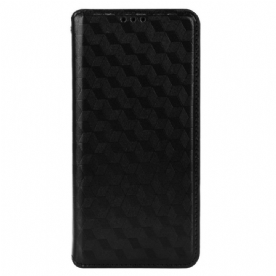 Bescherming Hoesje voor OnePlus Nord N100 Folio-hoesje 3d Diamanten Leereffect