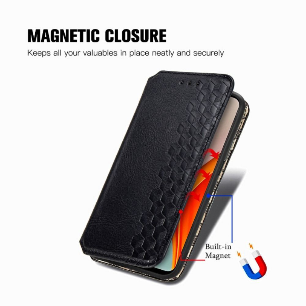 Bescherming Hoesje voor OnePlus Nord N100 Folio-hoesje Diamant Textuur