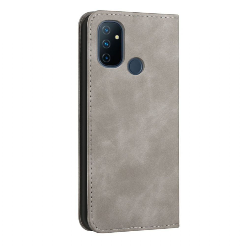 Bescherming Hoesje voor OnePlus Nord N100 Folio-hoesje S-design Lederen Stijl