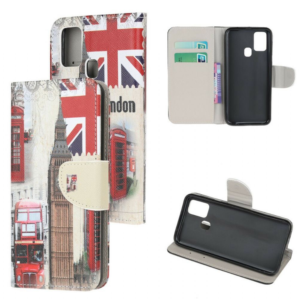 Flip Case voor OnePlus Nord N100 Londen Leven