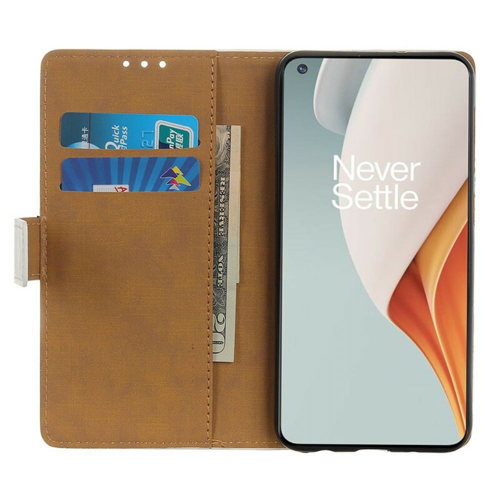 Folio-hoesje voor OnePlus Nord N100 Bloeiende Boom