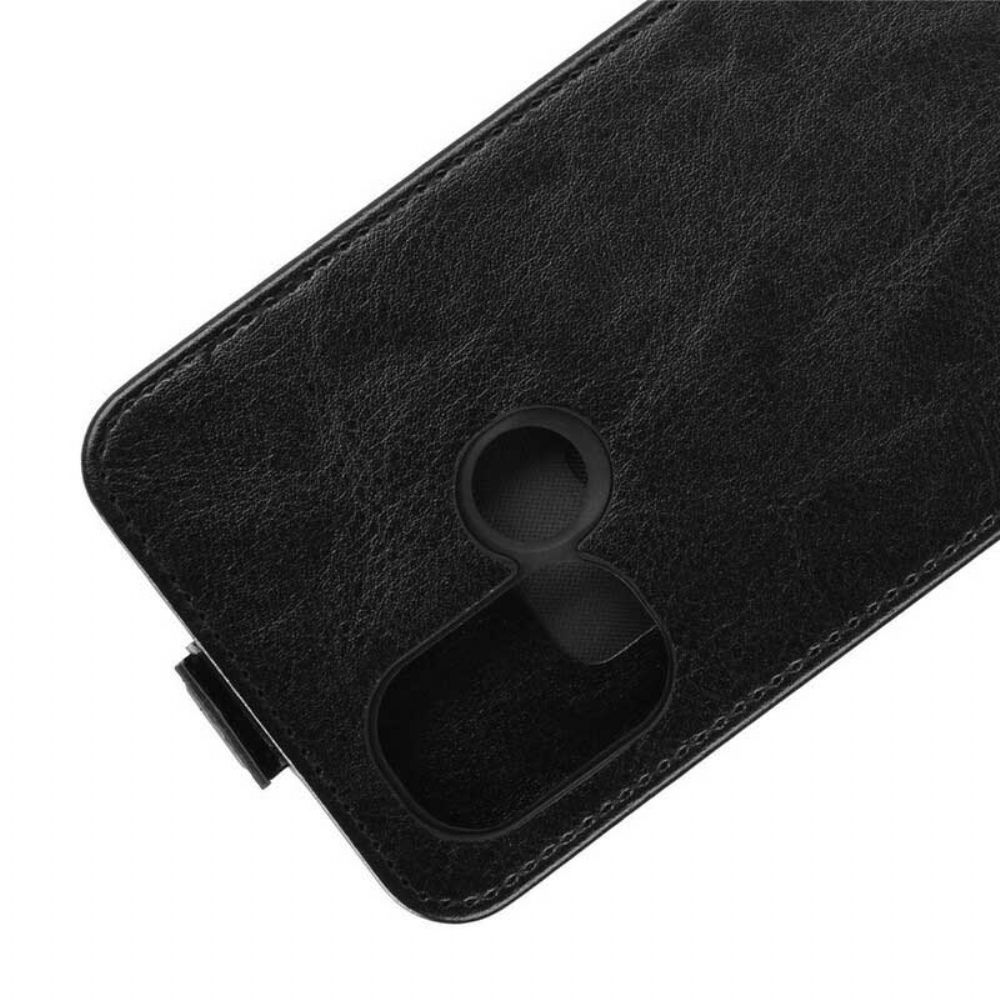 Folio-hoesje voor OnePlus Nord N100 Flip Case Verticaal Leereffect Met Flap