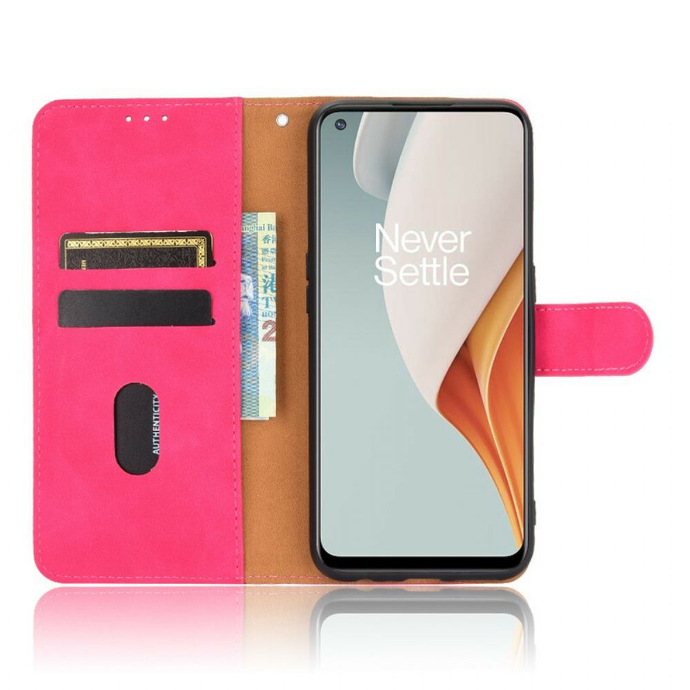 Folio-hoesje voor OnePlus Nord N100 Skin-touch