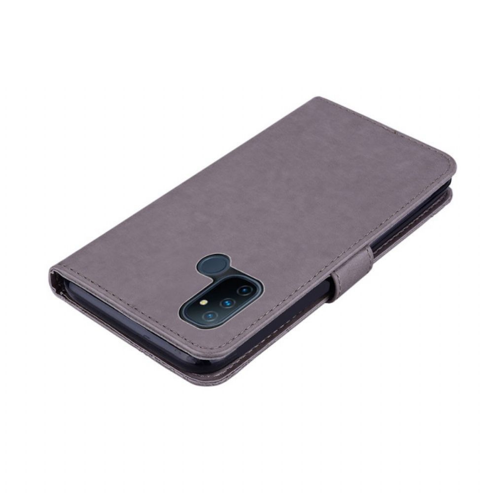 Folio-hoesje voor OnePlus Nord N100 Uil Mandala En Charm