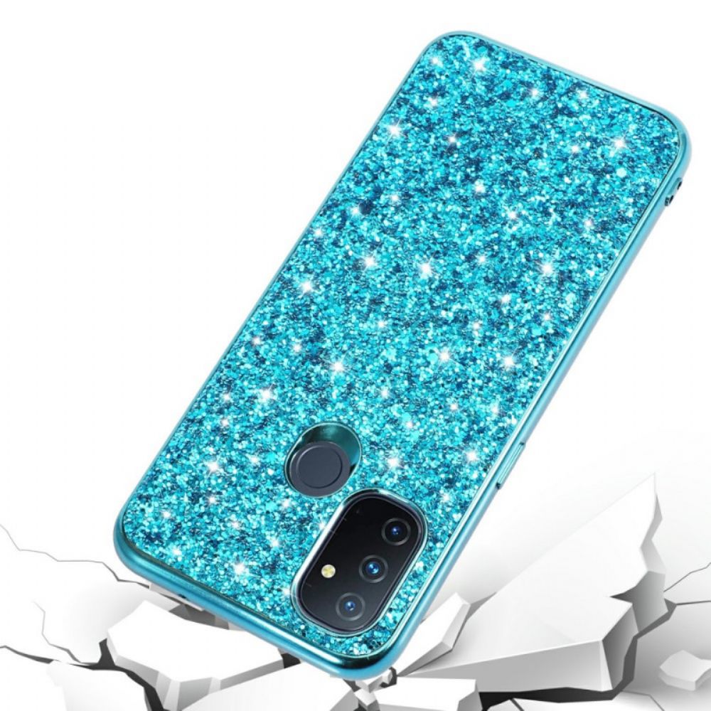 Hoesje voor OnePlus Nord N100 Glitter Hybride