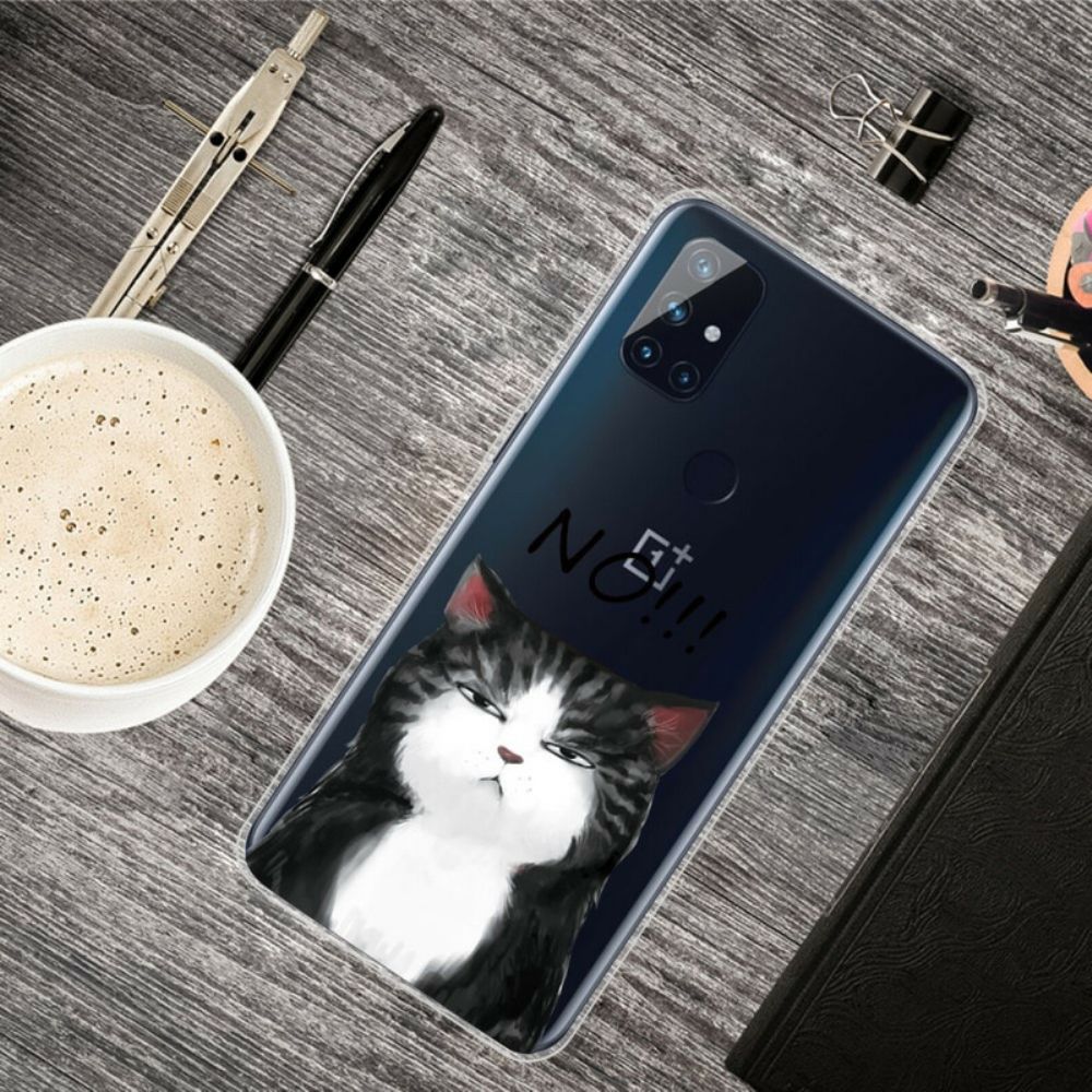 Hoesje voor OnePlus Nord N100 De Kat Die Nee Zegt