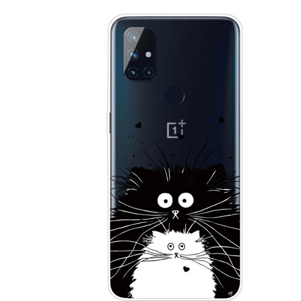 Hoesje voor OnePlus Nord N100 Kijk Naar De Katten