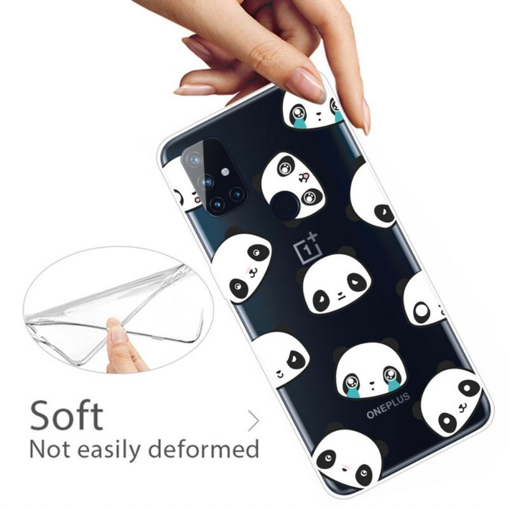 Hoesje voor OnePlus Nord N100 Sentimentele Panda's