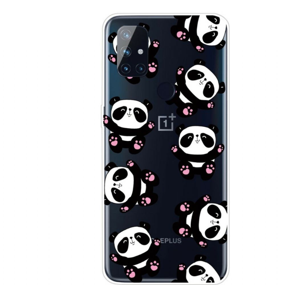 Hoesje voor OnePlus Nord N100 Top Panda's Leuk