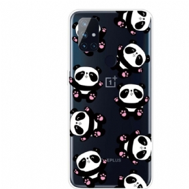 Hoesje voor OnePlus Nord N100 Top Panda's Leuk