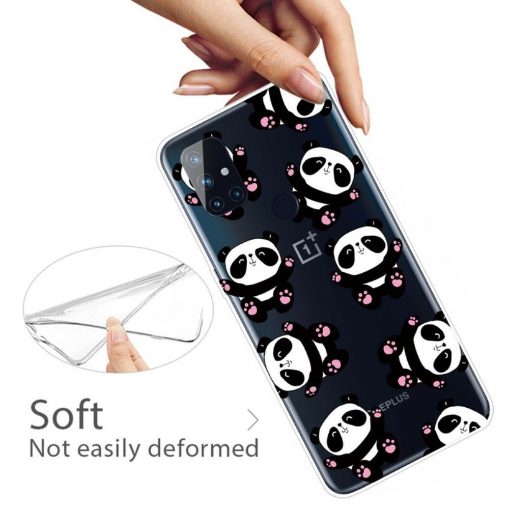 Hoesje voor OnePlus Nord N100 Top Panda's Leuk