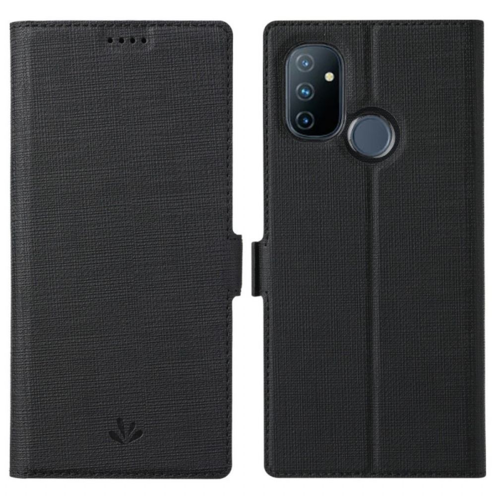 Leren Hoesje voor OnePlus Nord N100 Getextureerde Vili