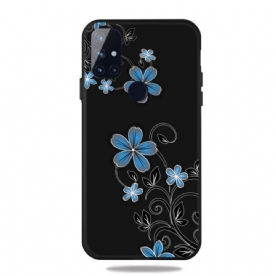 Telefoonhoesje voor OnePlus Nord N100 Blauwe Bloemen