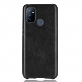 Telefoonhoesje voor OnePlus Nord N100 Prestaties Litchi Leder Effect