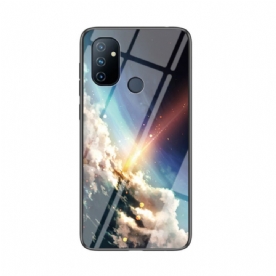 Telefoonhoesje voor OnePlus Nord N100 Sterrenhemel Gehard Glas