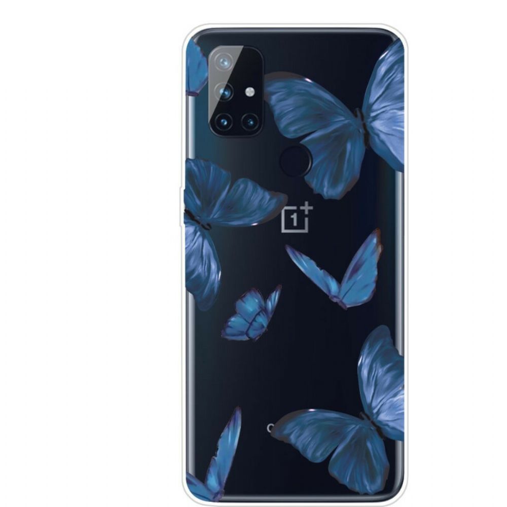 Telefoonhoesje voor OnePlus Nord N100 Wilde Vlinders