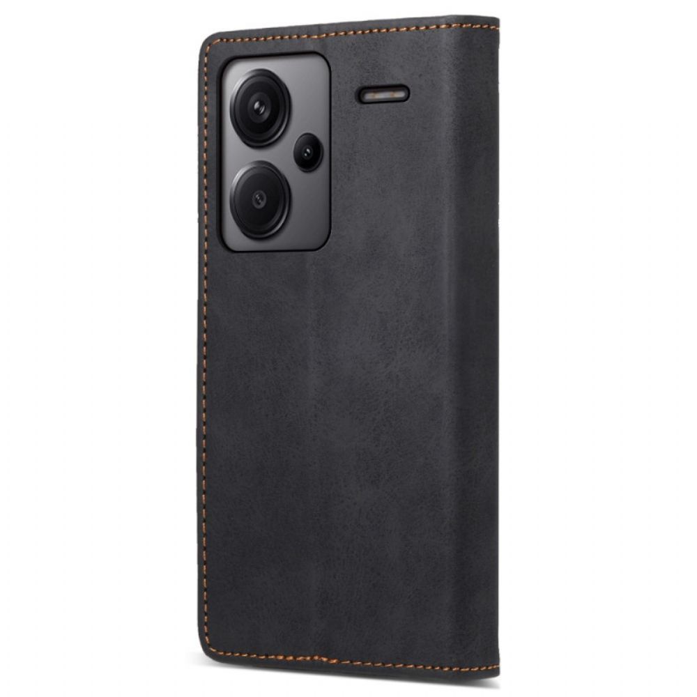 Bescherming Hoesje Xiaomi Redmi Note 13 Pro Plus 5g Ledereffect