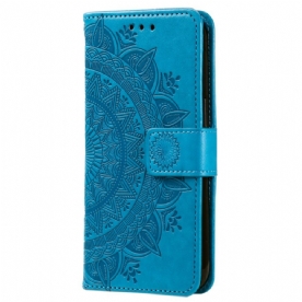 Bescherming Hoesje Xiaomi Redmi Note 13 Pro Plus 5g Mandala Zon Met Riem