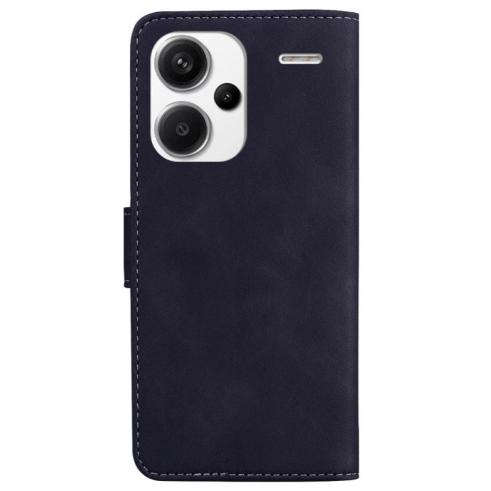 Flip Case Leren Xiaomi Redmi Note 13 Pro Plus 5g Vlinder