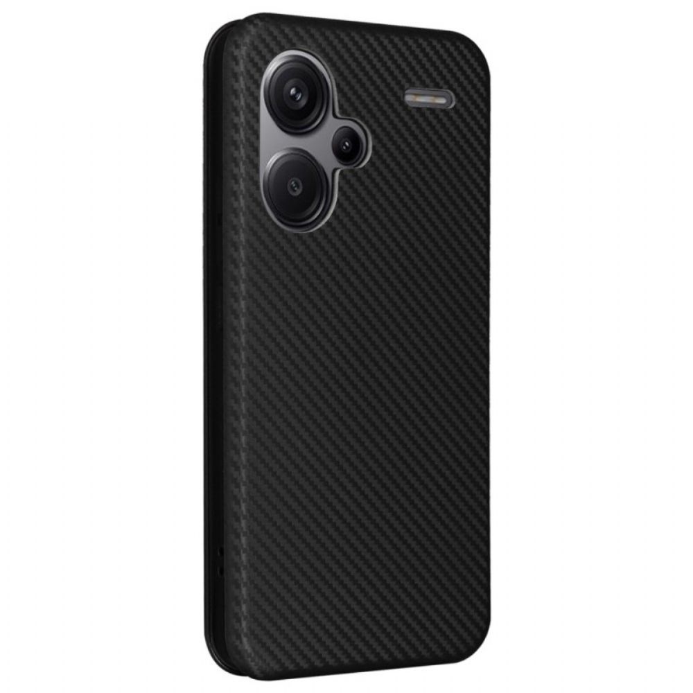 Folio-hoesje Xiaomi Redmi Note 13 Pro Plus 5g Koolstofvezel Bescherming Hoesje