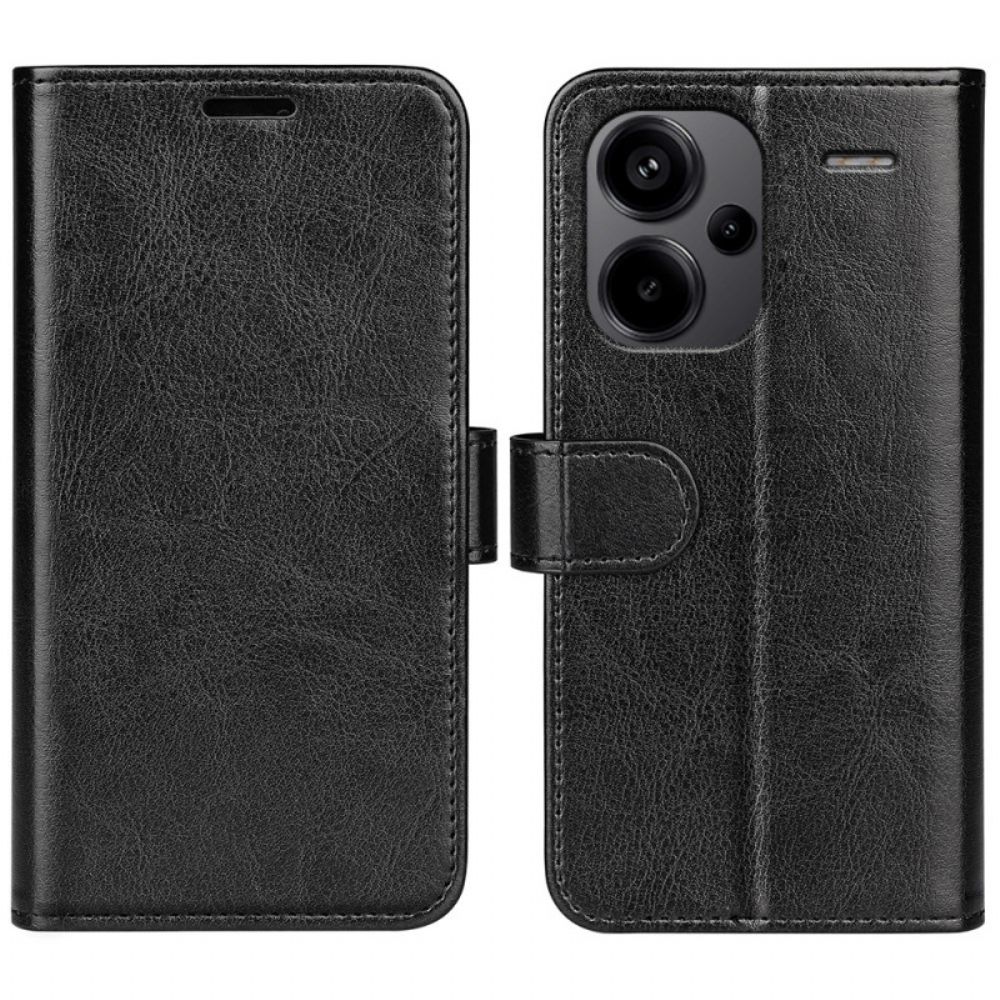 Leren Hoesje Xiaomi Redmi Note 13 Pro Plus 5g Vintage Kunstleer Bescherming Hoesje